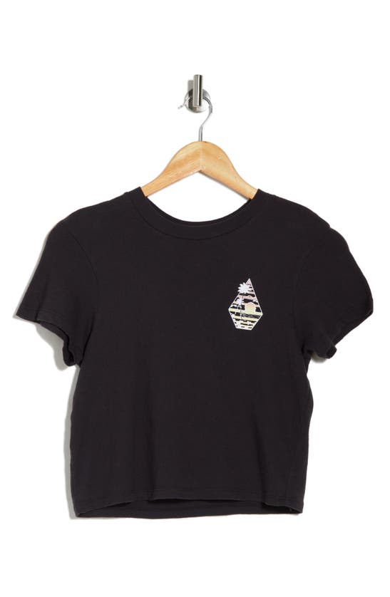 Shop Volcom Sliderz Cotton Baby T-shirt In Black
