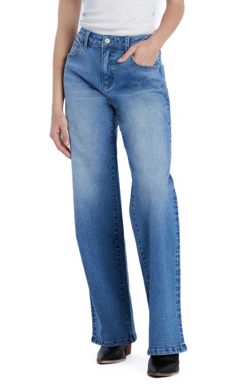 Wash Lab Denim Relaxed Straight Leg Jeans Relax Blue at Nordstrom,