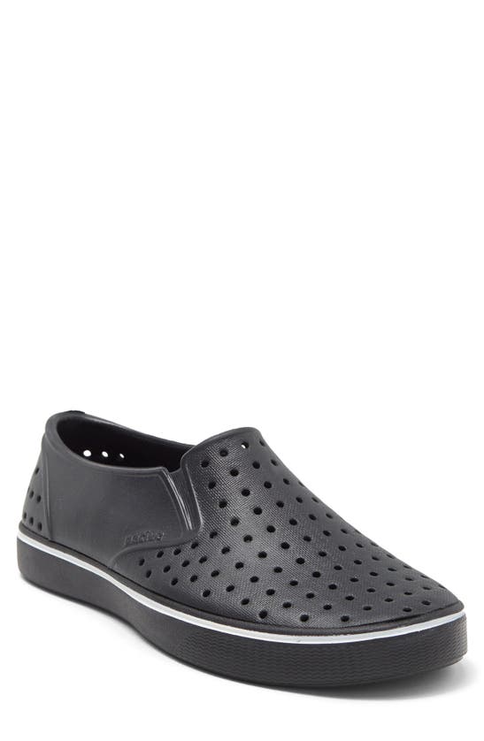 Native Shoes Miles Slip-on Sneaker In Jiffy Black