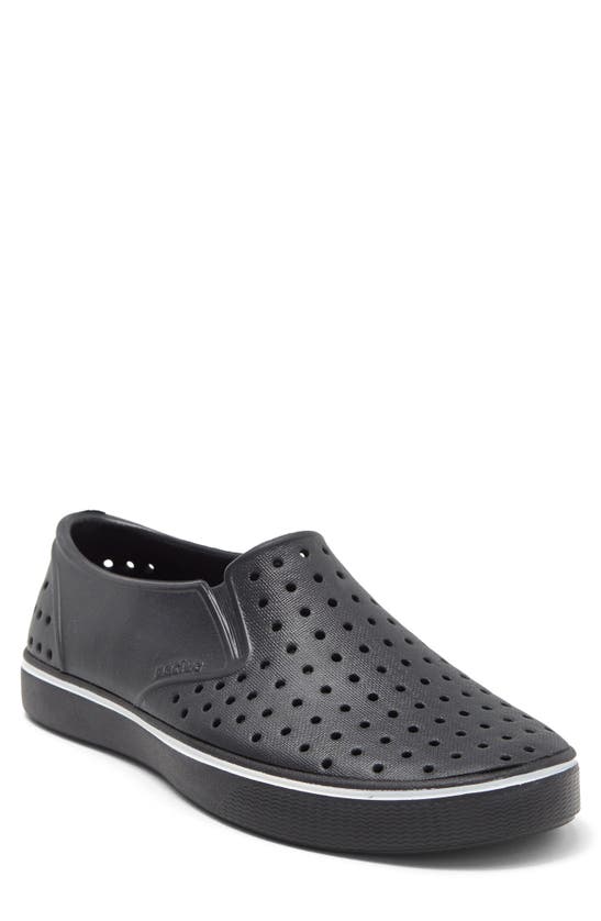 Native Shoes Kids' Miles Slip-on Sneaker In Jiffy Black