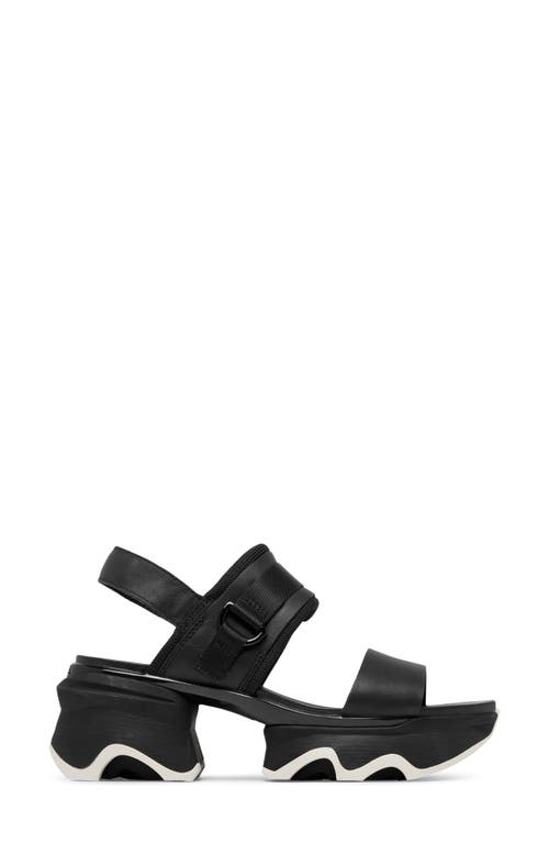 Shop Sorel Kinetic Impact Slingback Sandal In Black/black