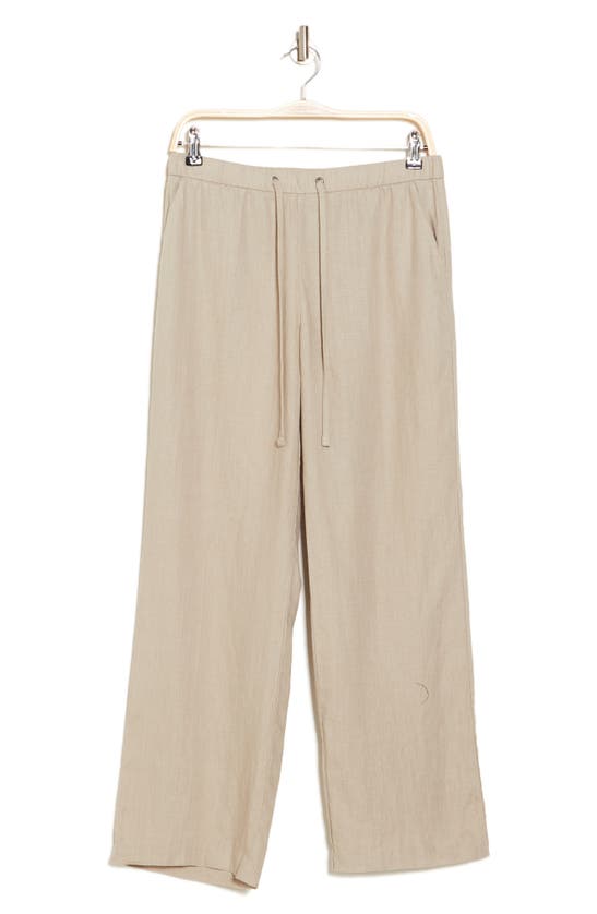 James Perse Linen Lounge Pants In String