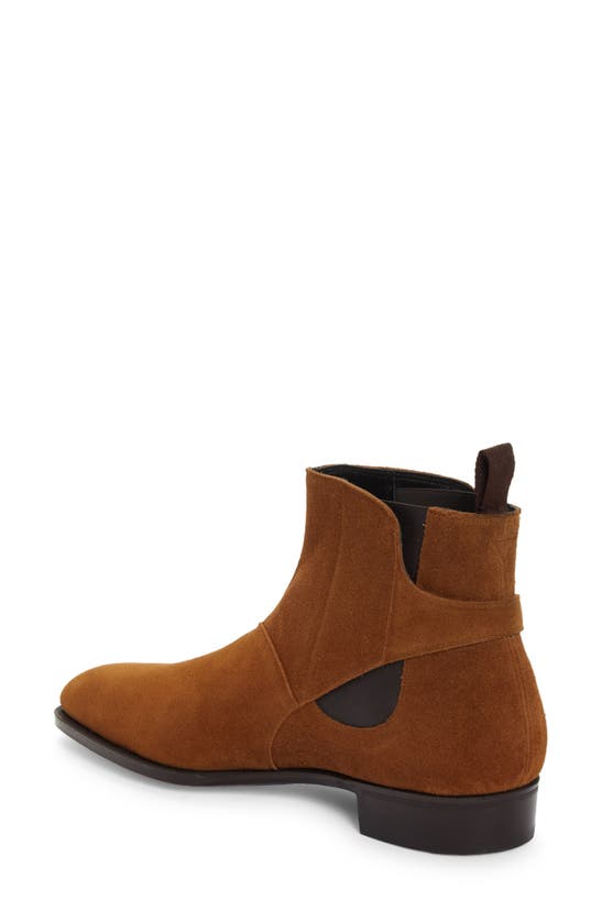 Shop John Lobb Masons Boot In Tobacco