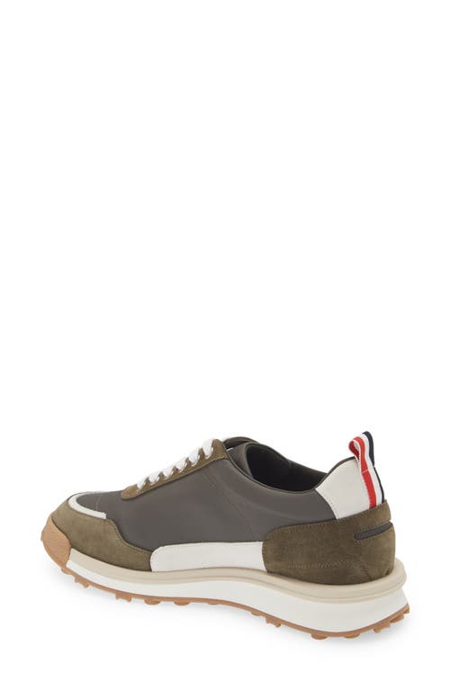 Shop Thom Browne Alumni Sneaker In Dark Green