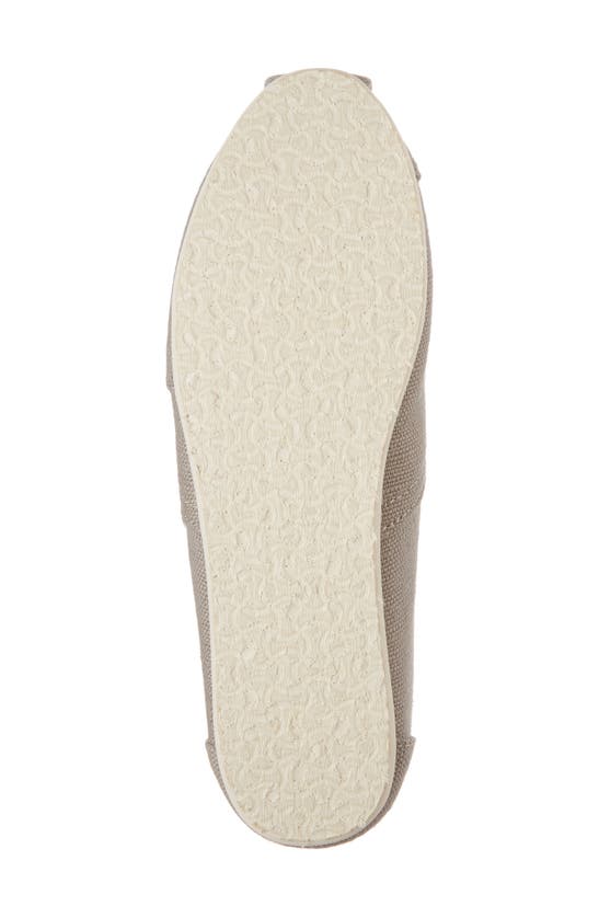 Shop Toms Alpargata Slip-on In Morning Dove Heritage Canvas