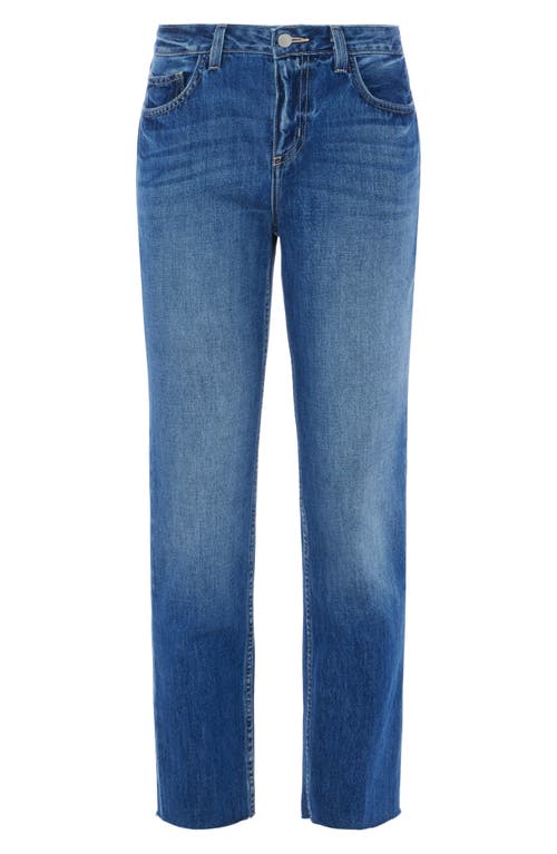 Shop L Agence L'agence Milana Stovepipe Straight Leg Jeans In Brentwood