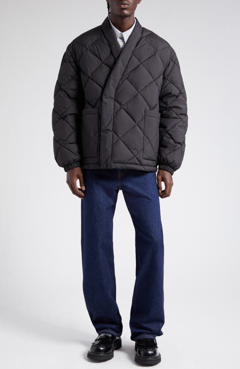 Diamond Quilted Down & Feather Jacket