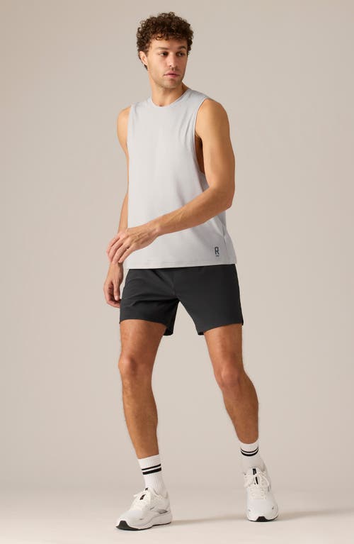 Shop Rhone Base Training Sleeveless Performance Muscle Tee In Sleet Gray