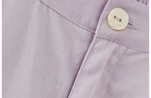 Shop Vild House Of Little Organic Cotton Woven Bermuda Shorts In Lavender