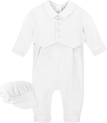 Carriage boutique christening romper best sale