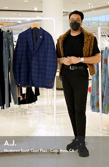 Ted Baker London Karl Slim Fit Plaid 