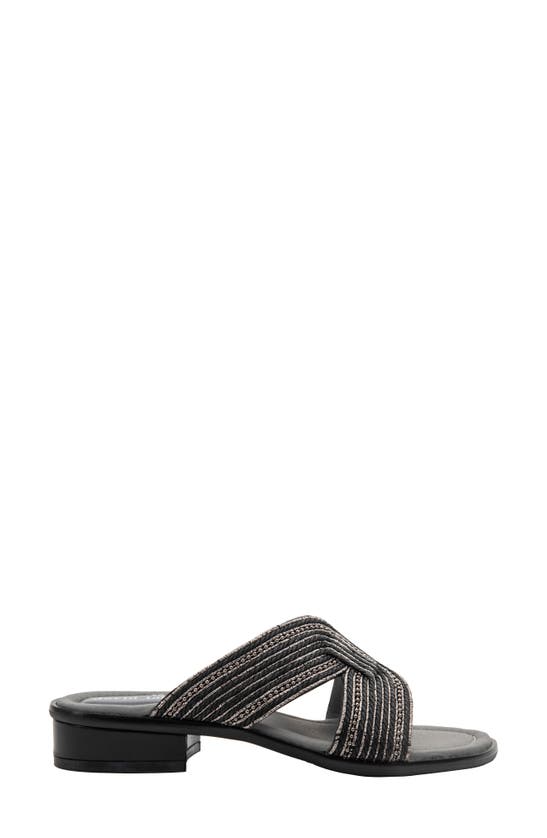 David Tate Thrill Detailed Sandal In Black