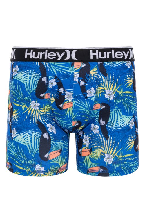 Shop Hurley Regrind 3-pack Boxer Briefs In Blue Combo