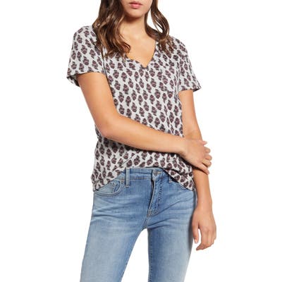 Lucky Brand V-Neck Print Tee