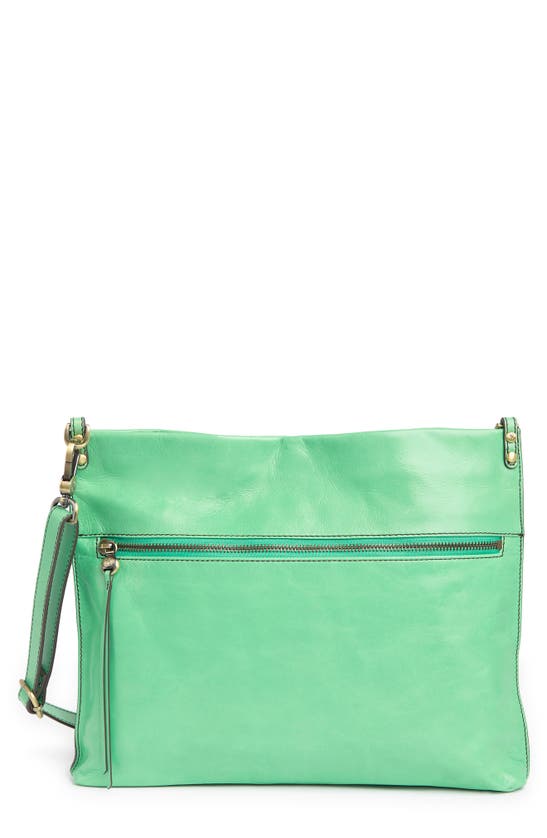 Hobo Approach Leather Crossbody In Mint