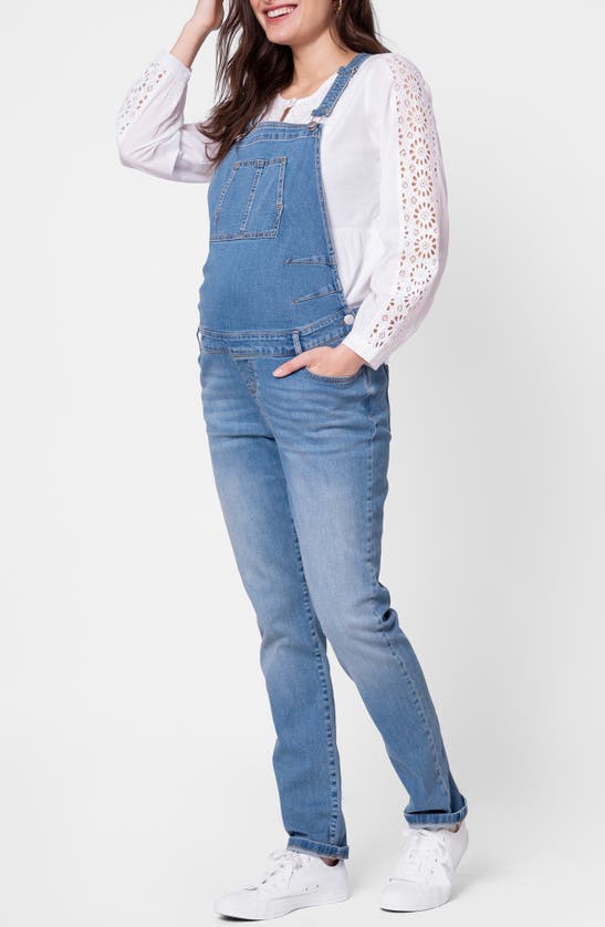 SERAPHINE SERAPHINE DENIM MATERNITY OVERALLS