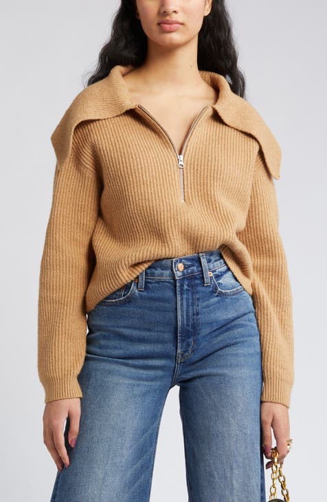 Women's Quarter Zip Sweaters