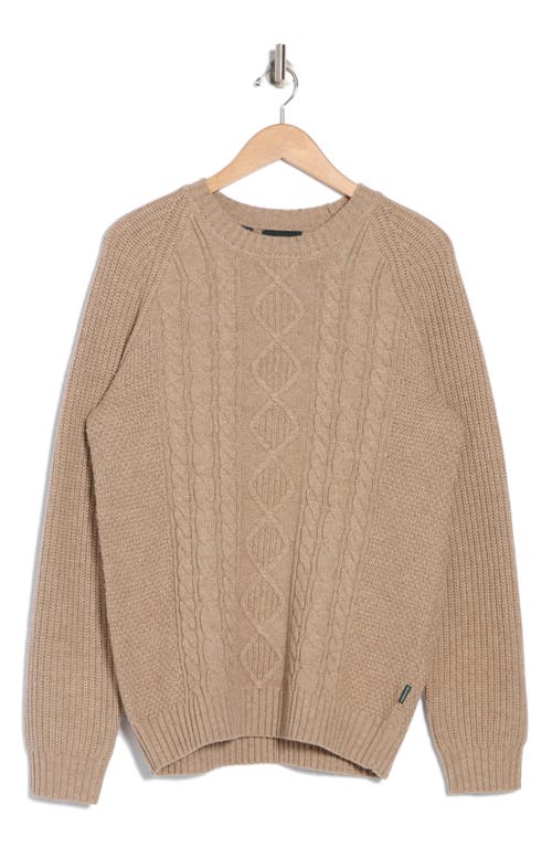 Rodd & Gunn Jacobs Town Cable Stitch Sweater In Oatmeal