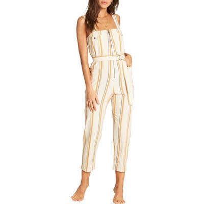 Billabong Light The Night Jumpsuit, Ivory