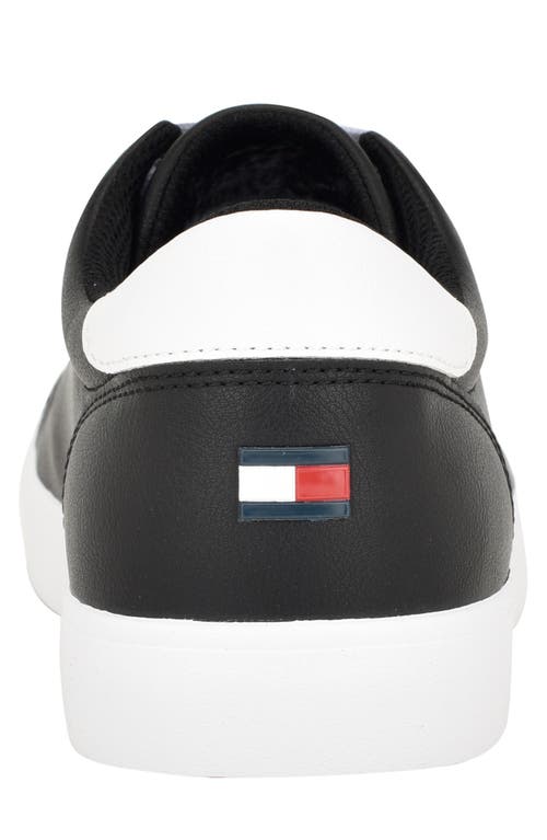 Tommy Hilfiger Men's Ramoso Low Top Fashion Sneakers In Black/white