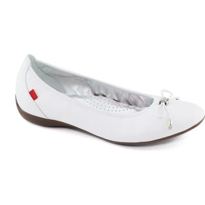 Marc Joseph New York Riedel Avenue Skimmer Flat, White