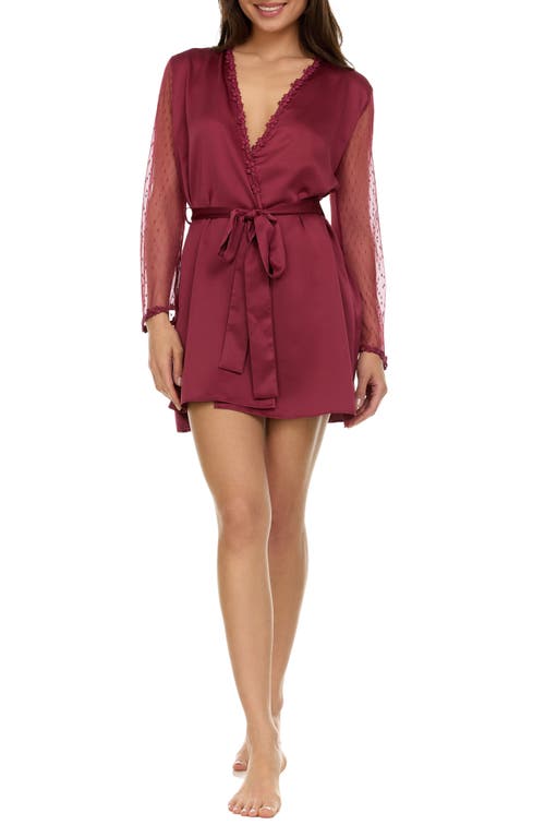 Shop Flora Nikrooz Showstopper Robe In Wine