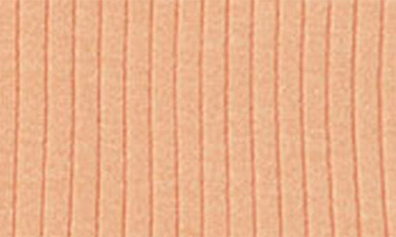 Mori Rib Fitted One-piece Short Pajamas In Ribbed Orange