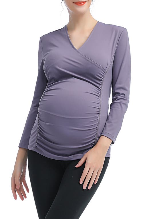 Essential Active Maternity/Nursing Top in Lavender