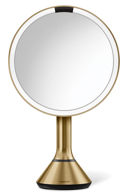 simplehuman 8-Inch Sensor Mirror in Brass at Nordstrom