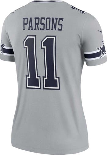 Men's Nike Micah Parsons Gray Dallas Cowboys Inverted Legend