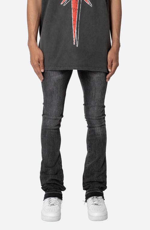 mnml X514 Stacked Skinny Fit Jeans Washed Black at Nordstrom,