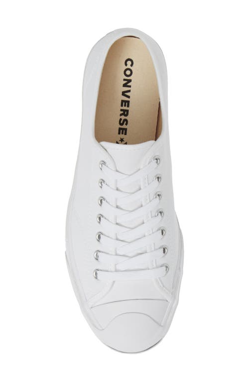 Converse White Jack Purcell First In Class Sneakers In White/white/black