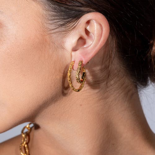 Lucy Quartermaine Women's Small Hula Hoop Earrings In Gold Vermeil In Gold
