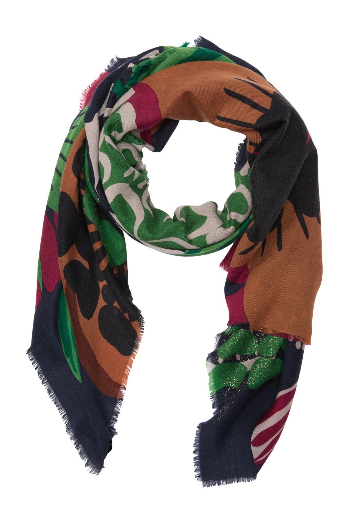floral cashmere scarf