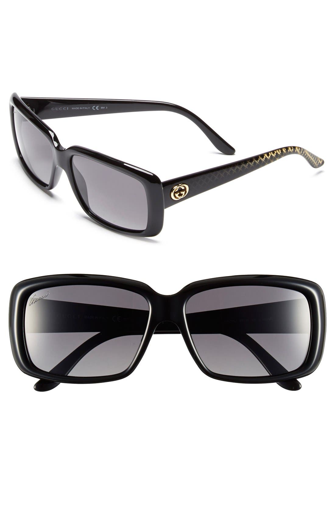 gucci 57mm sunglasses