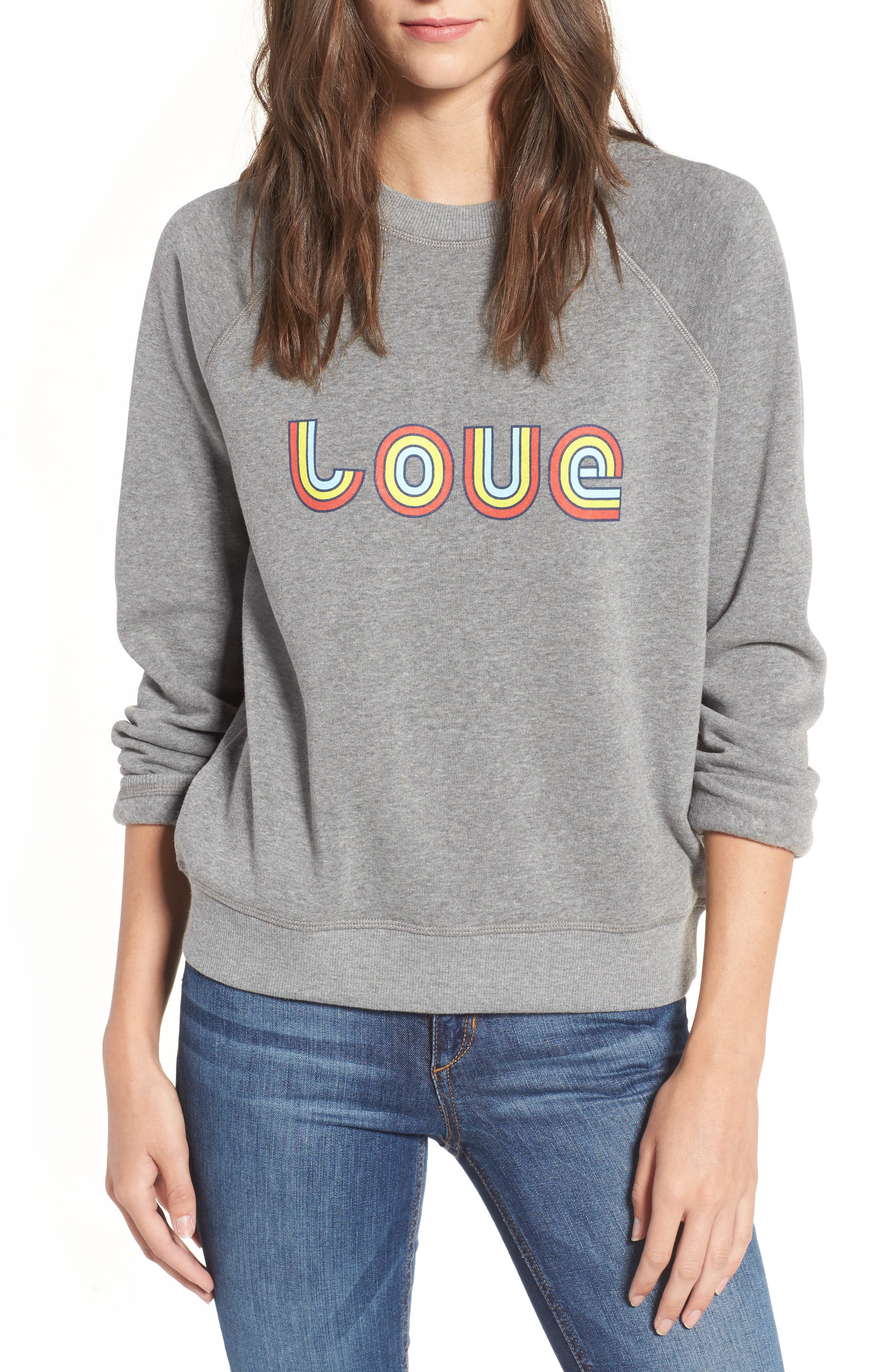 rebecca minkoff love sweatshirt