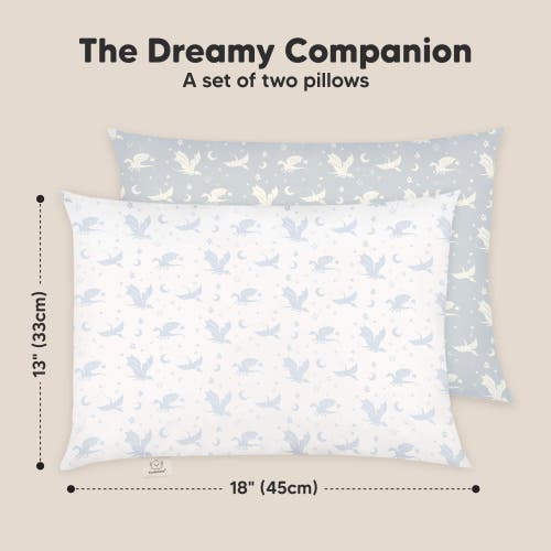 Shop Keababies 2-pack Toddler Pillows In Dragons