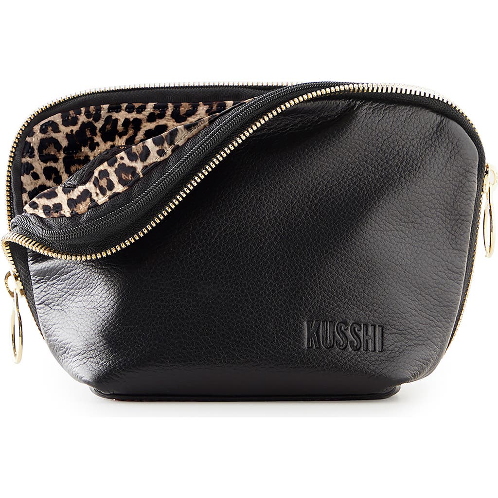 KUSSHI KUSSHI EVERYDAY LEATHER MAKEUP BAG