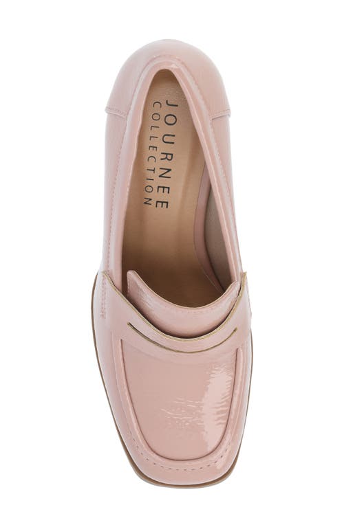 Shop Journee Collection Malleah Loafer Pump In Patent/pink