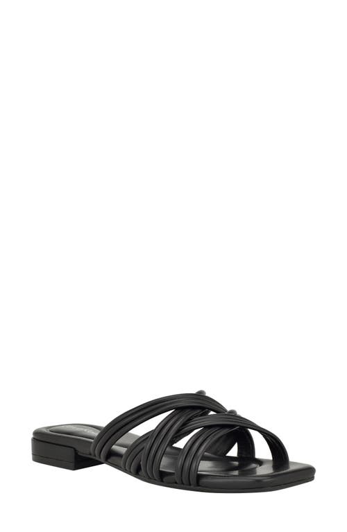 Calvin Klein Trivy Slide Sandal in Blk01 at Nordstrom, Size 6