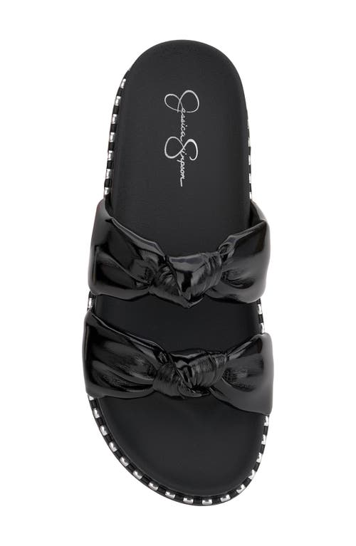 Jessica Simpson Caralyna Platform Slide Sandal In Black