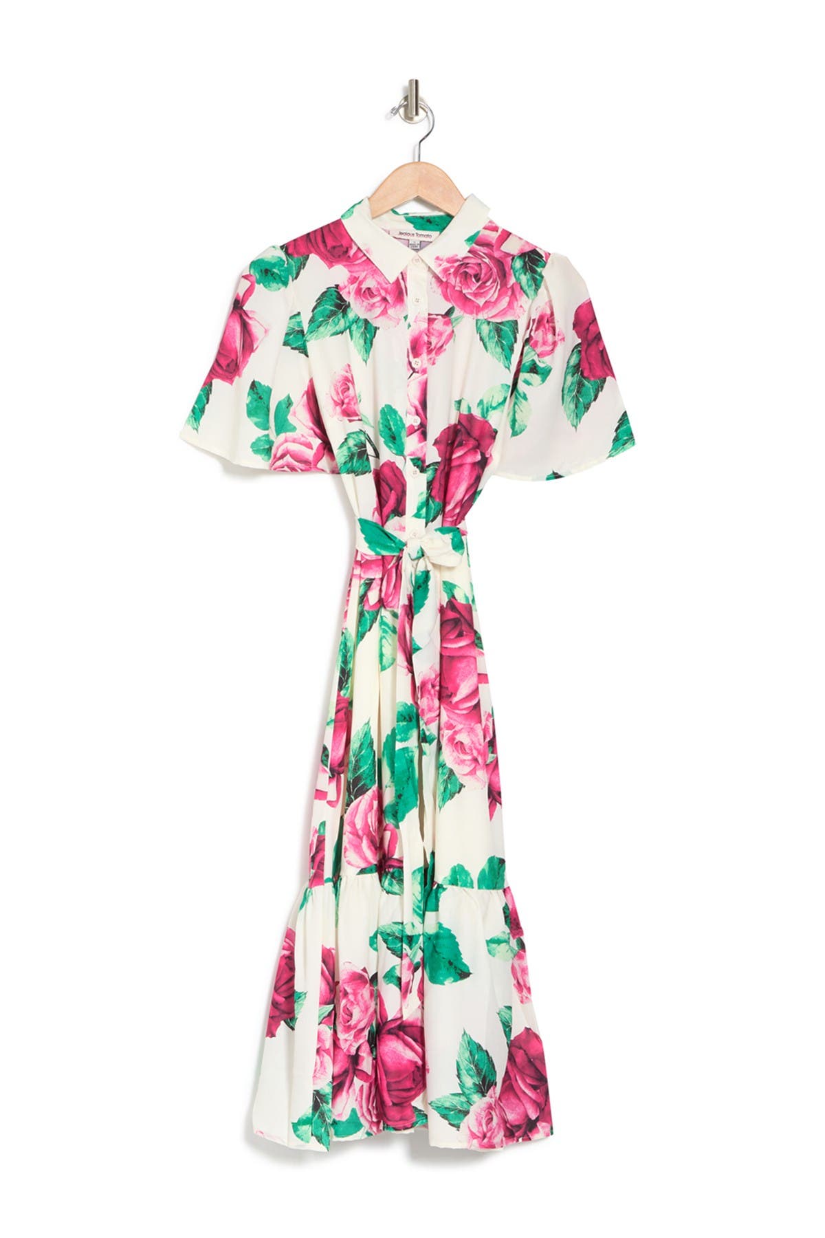 Jealous Tomato Floral Print Midi Dress 