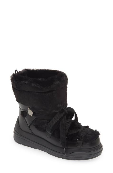 Designer boots deals with fur