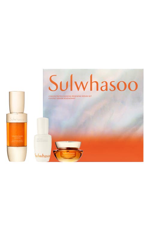 Shop Sulwhasoo Concentrated Ginseng Renewing Serum Set (limited Edition) $284 Value In No Color