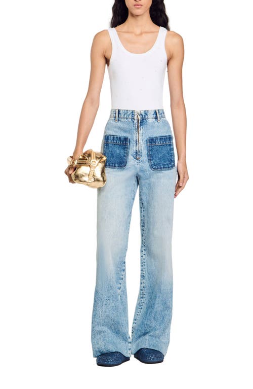 Sandro Astrale Tank Top In White
