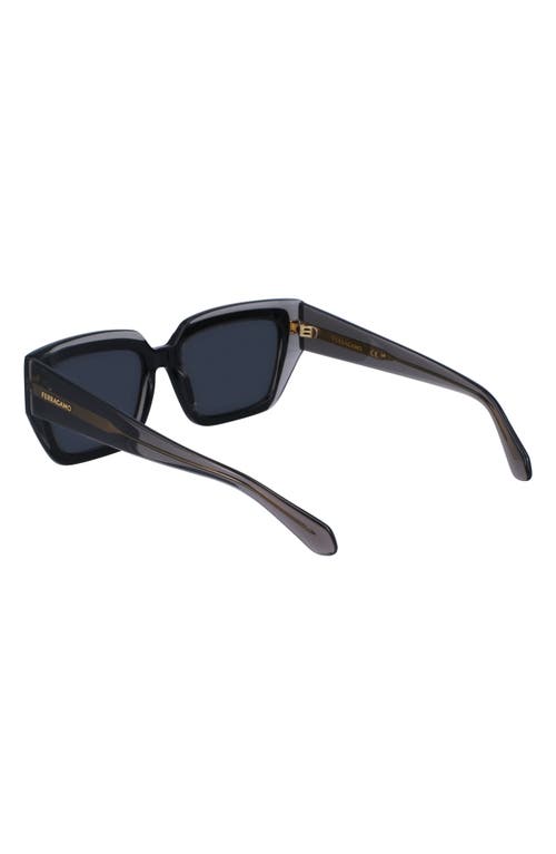 Ferragamo Eyewear Square Frame Sunglasses In Black
