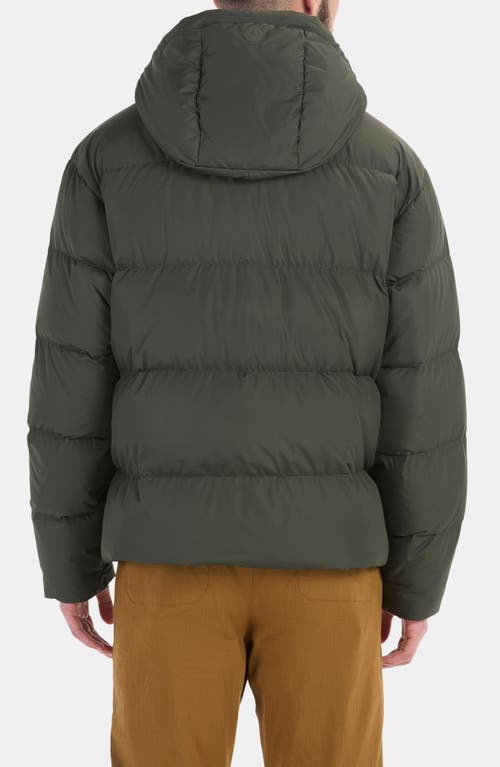 Shop Marmot Stockholm Hooded 700 Fill Power Down Jacket In Rosin Green