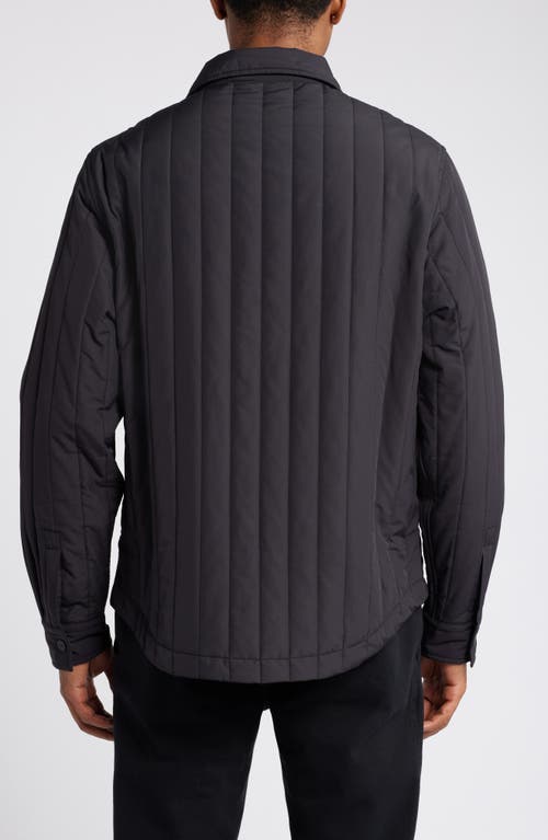 Shop Hugo Ewel Quilted Jacket In Black