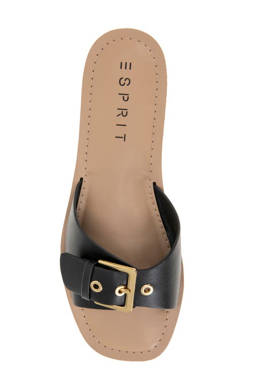Shop Esprit Lily Slide Sandal In Black