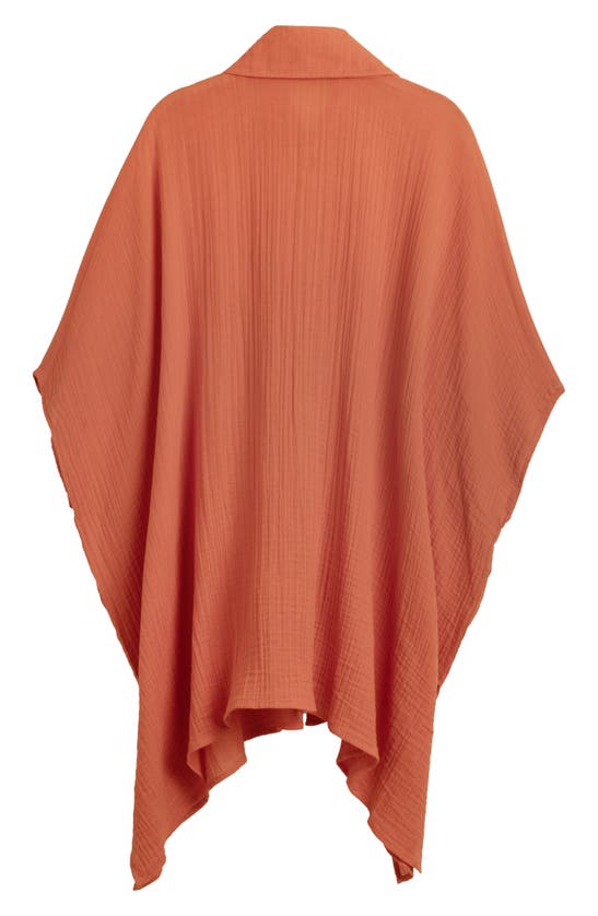 Saachi Oversize Cover-up Shirt In Red